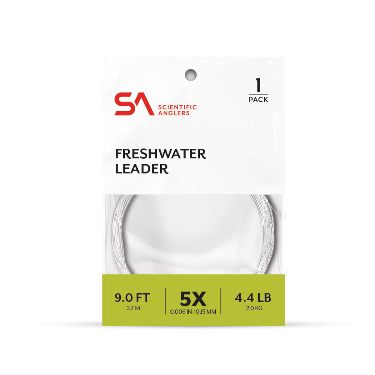 SA Freshwater Leader, 9', Single Pack