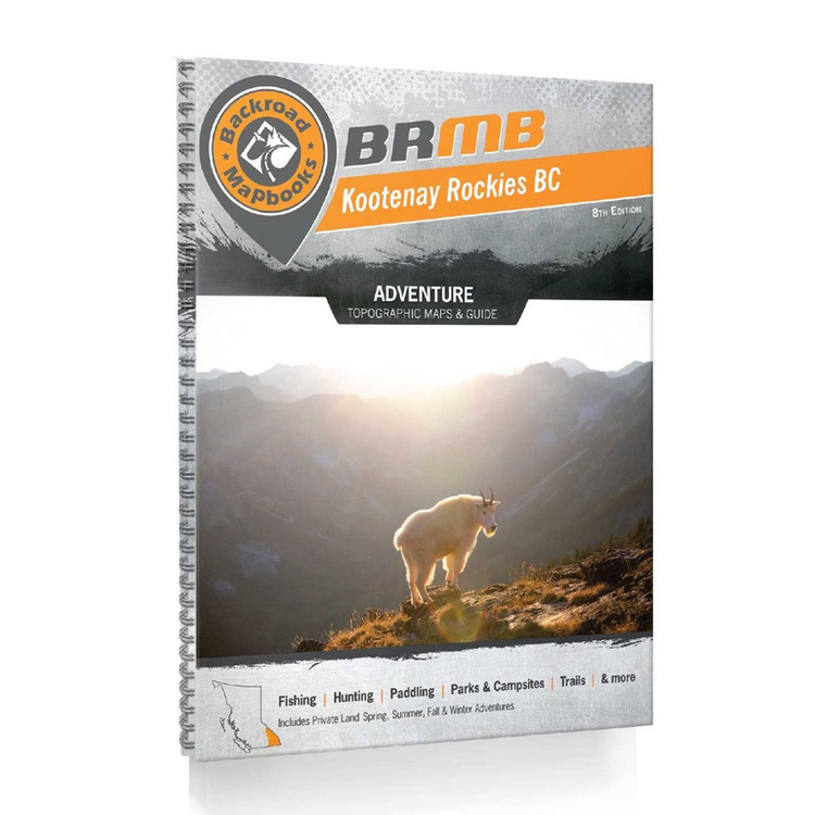 Backroad Mapbook Kootenay Rockies BC - 8th Edition