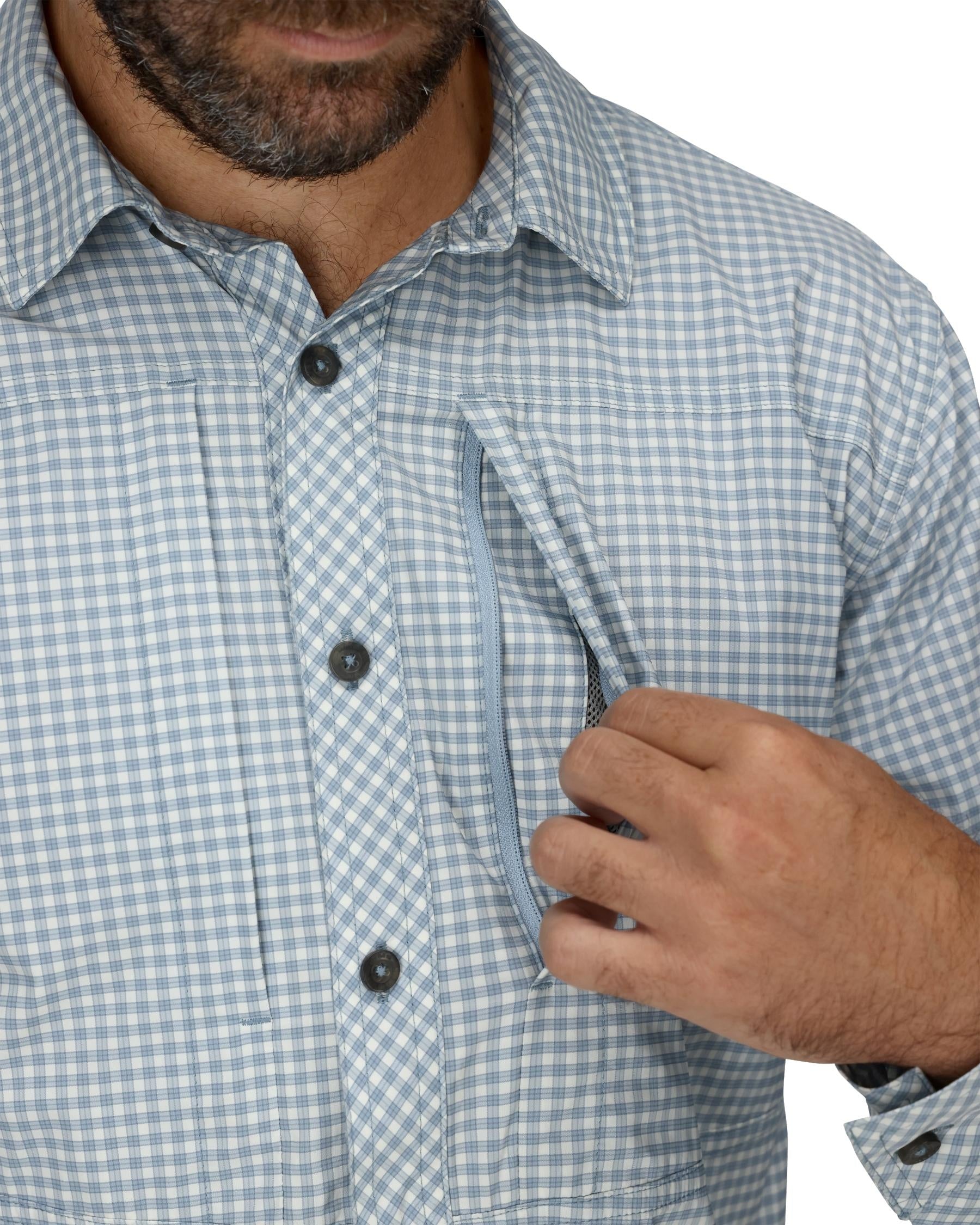 Simms M's L/S Stone Cold Shirt