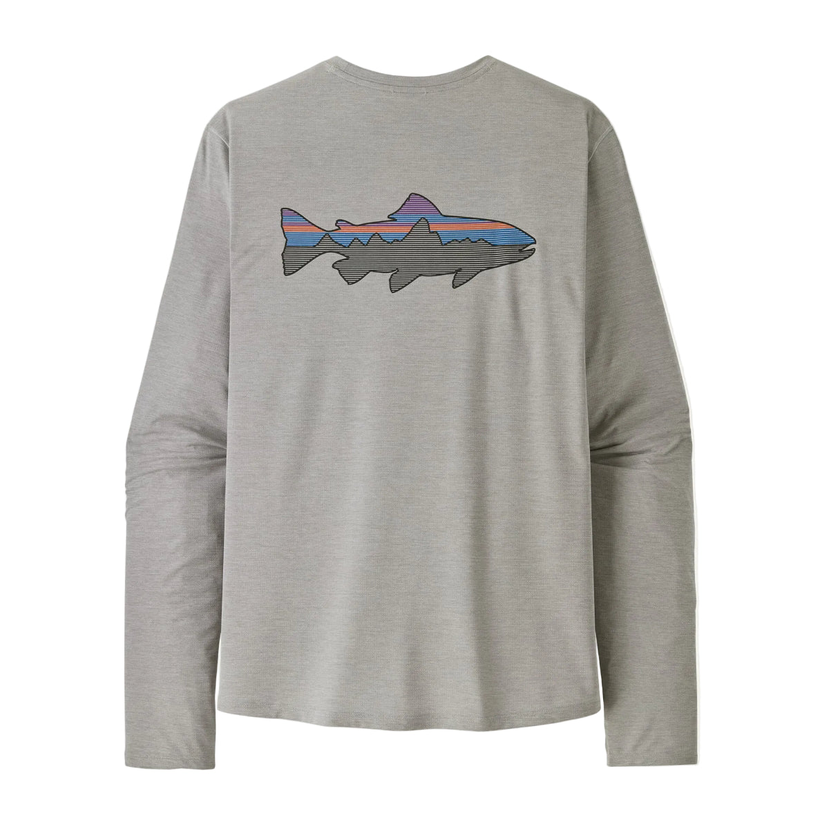 Patagonia M's L/S Cap Cool Sun Shirt - Fitz Roy Trout