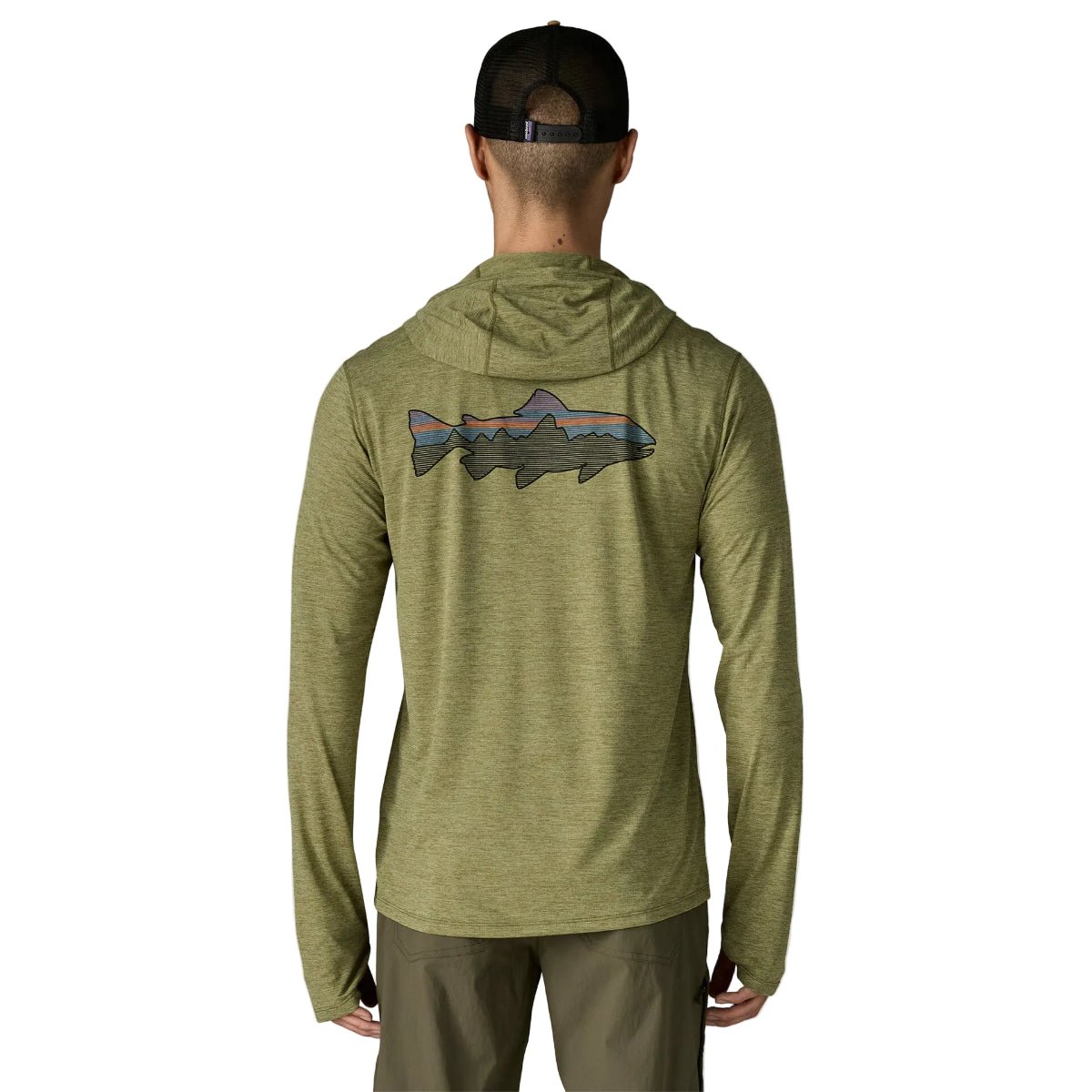 Patagonia M's Cap Cool Sun Hoody - Fitz Roy Trout