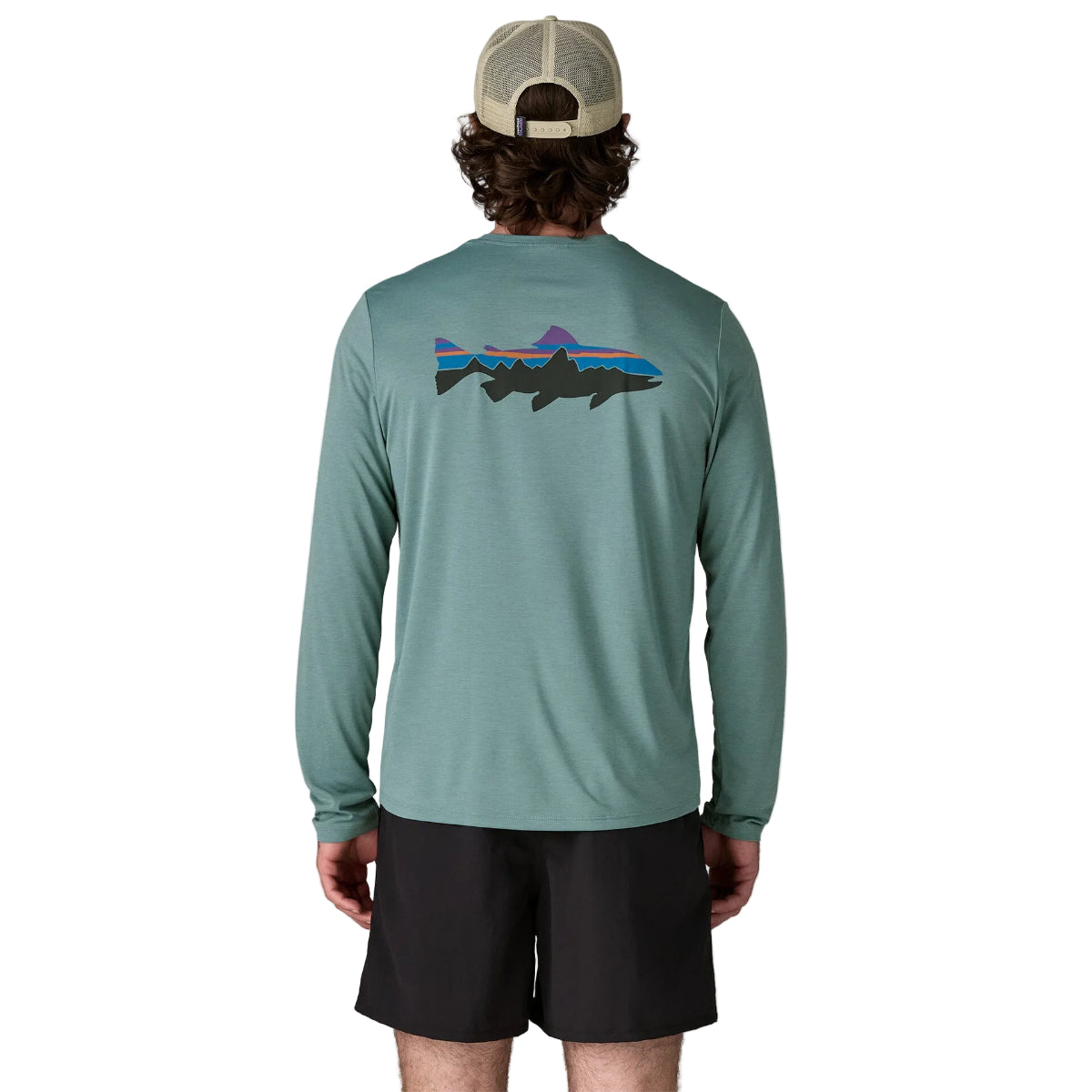 Patagonia M's L/S Cap Cool Daily Shirt - Fitz Roy Trout