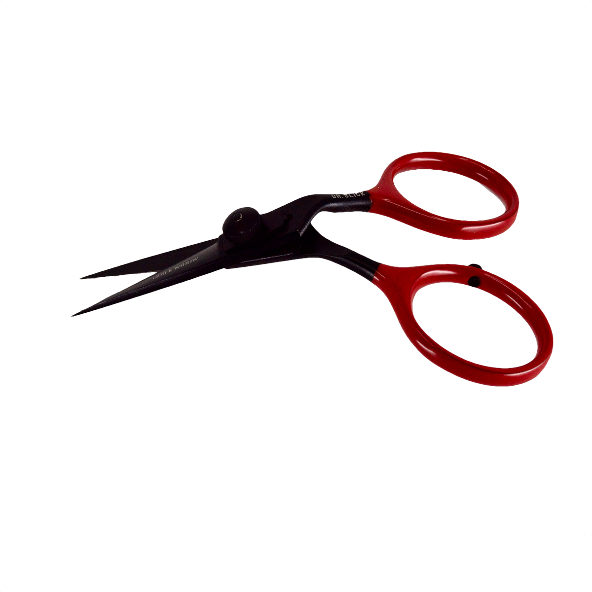 Dr Slick Black Widow 4" Razor Scissor - Bent Shaft
