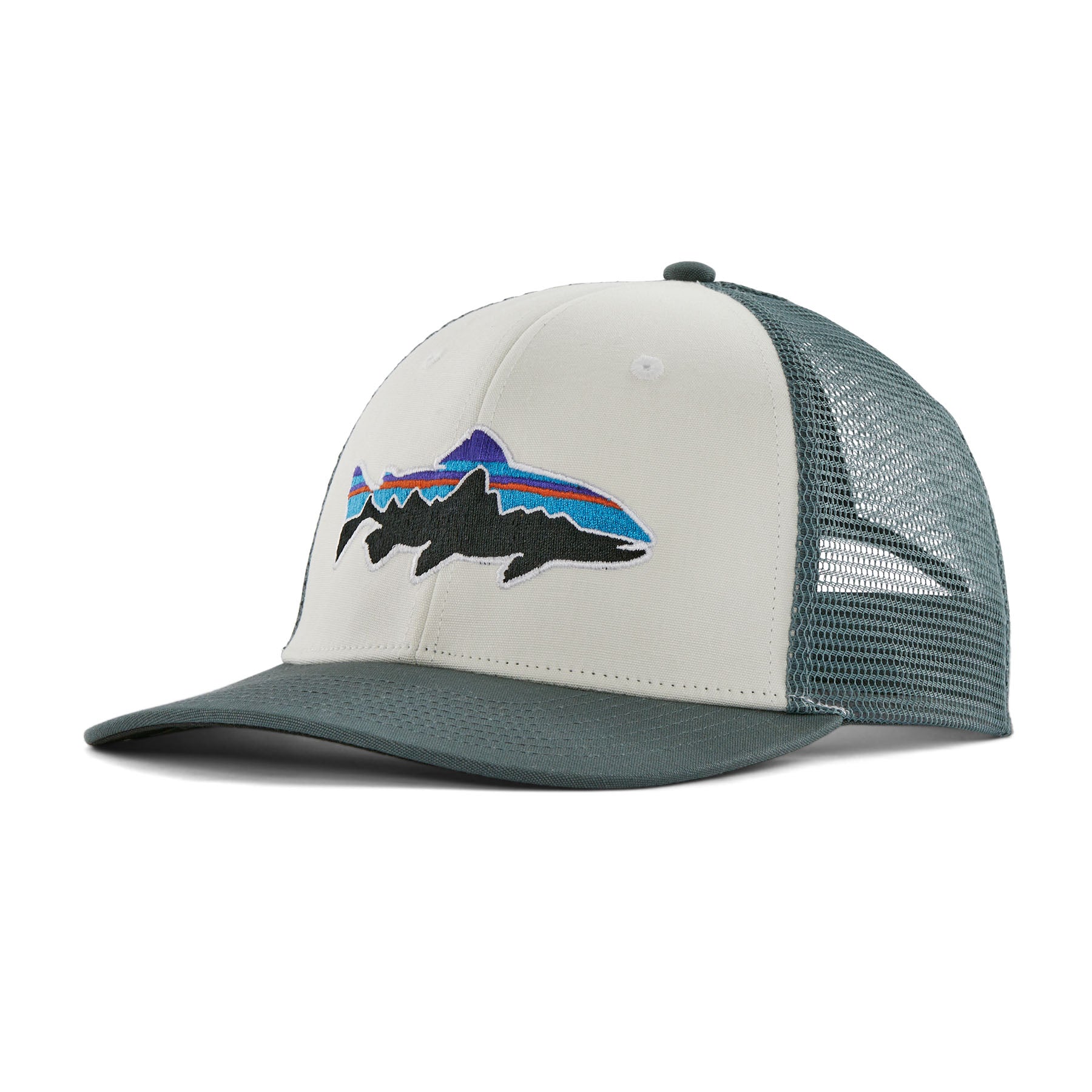 Patagonia Fitz Roy Trout Trucker White w/Noveau Green