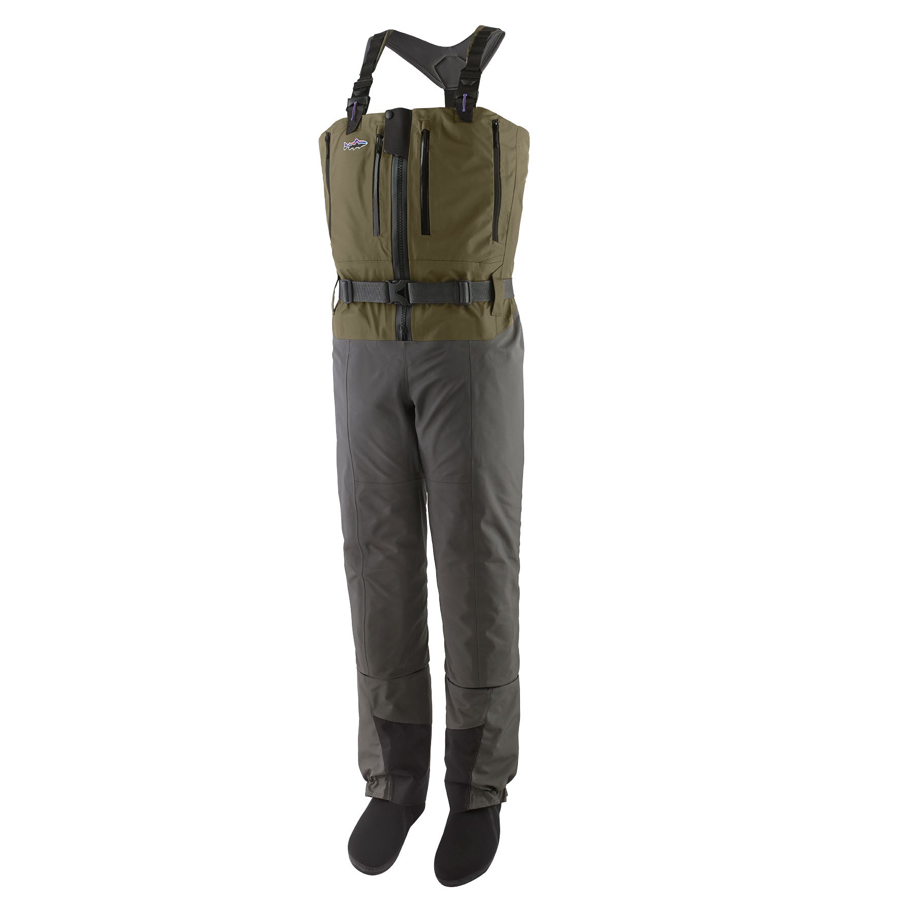 ENGINEERED GARMENTS 　WADERS TWEED Patagonia Swiftcurrent Expedition Zip Front Wader - Iron Bow Fly Shop