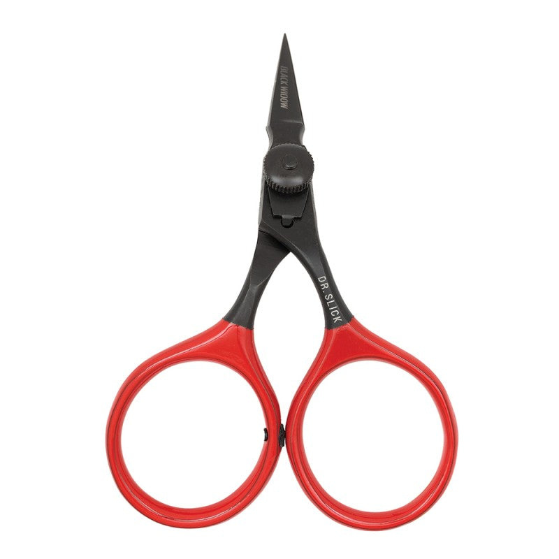 Dr. Slick Black Widow Hair Razor Scissor - Bent Shaft