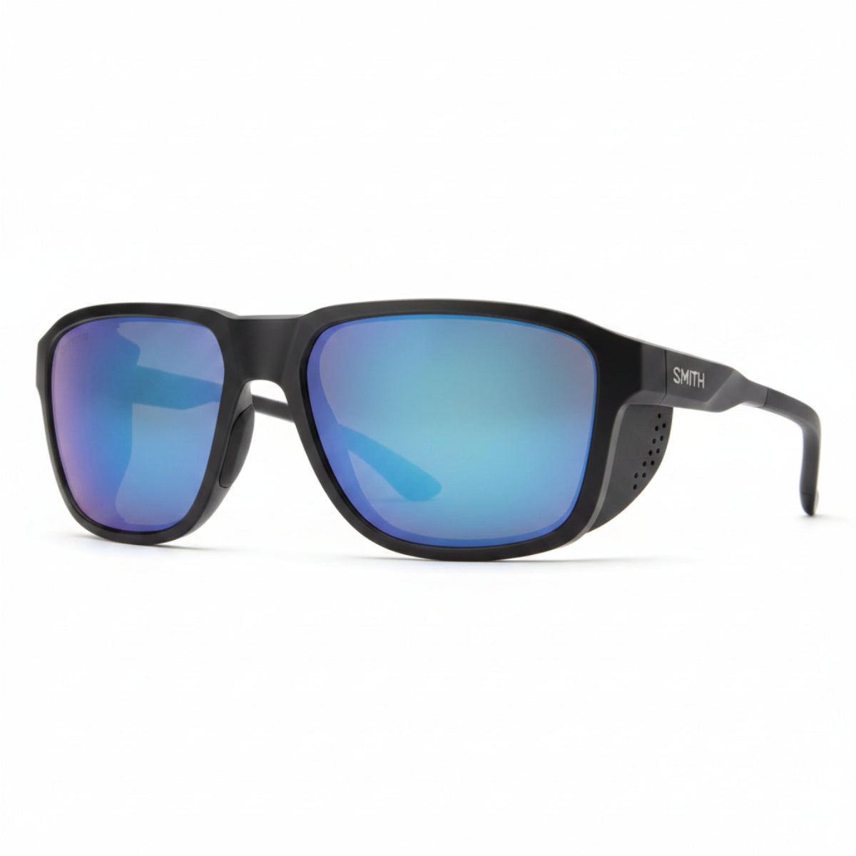 Smith Embark Matte Black Chromapop Glacier Photochromic Copper Blue Mirror