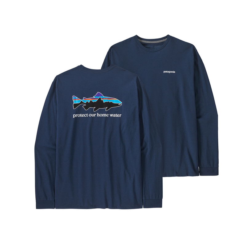 Patagonia M's L/S Home Water Trout Responsibili-Tee