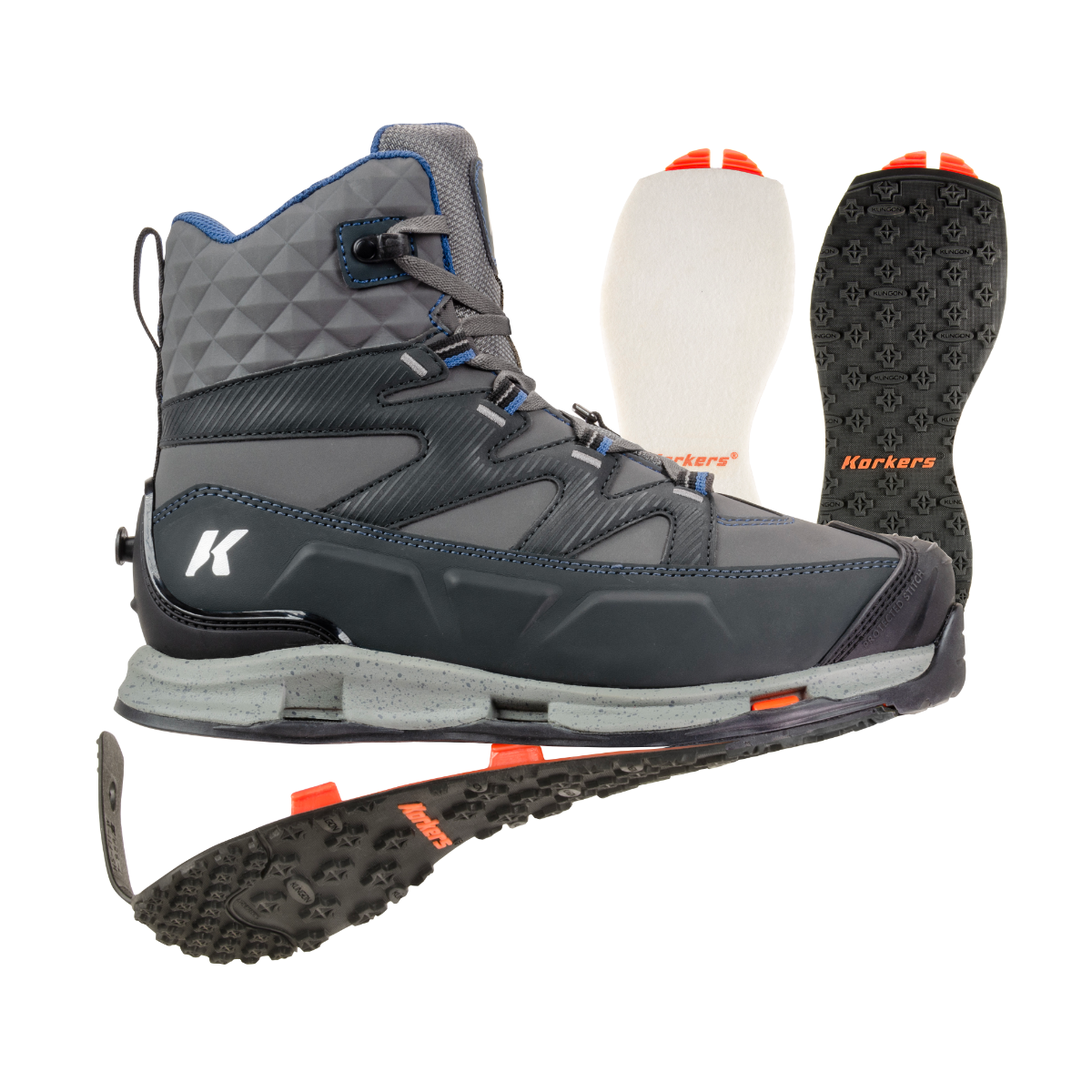Korkers Bantam Lite Boot w/Felt & Kling-On Soles