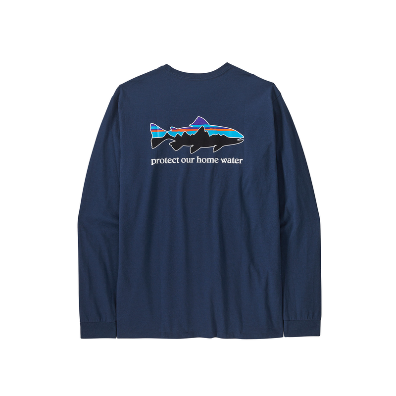 Patagonia M's L/S Home Water Trout Responsibili-Tee