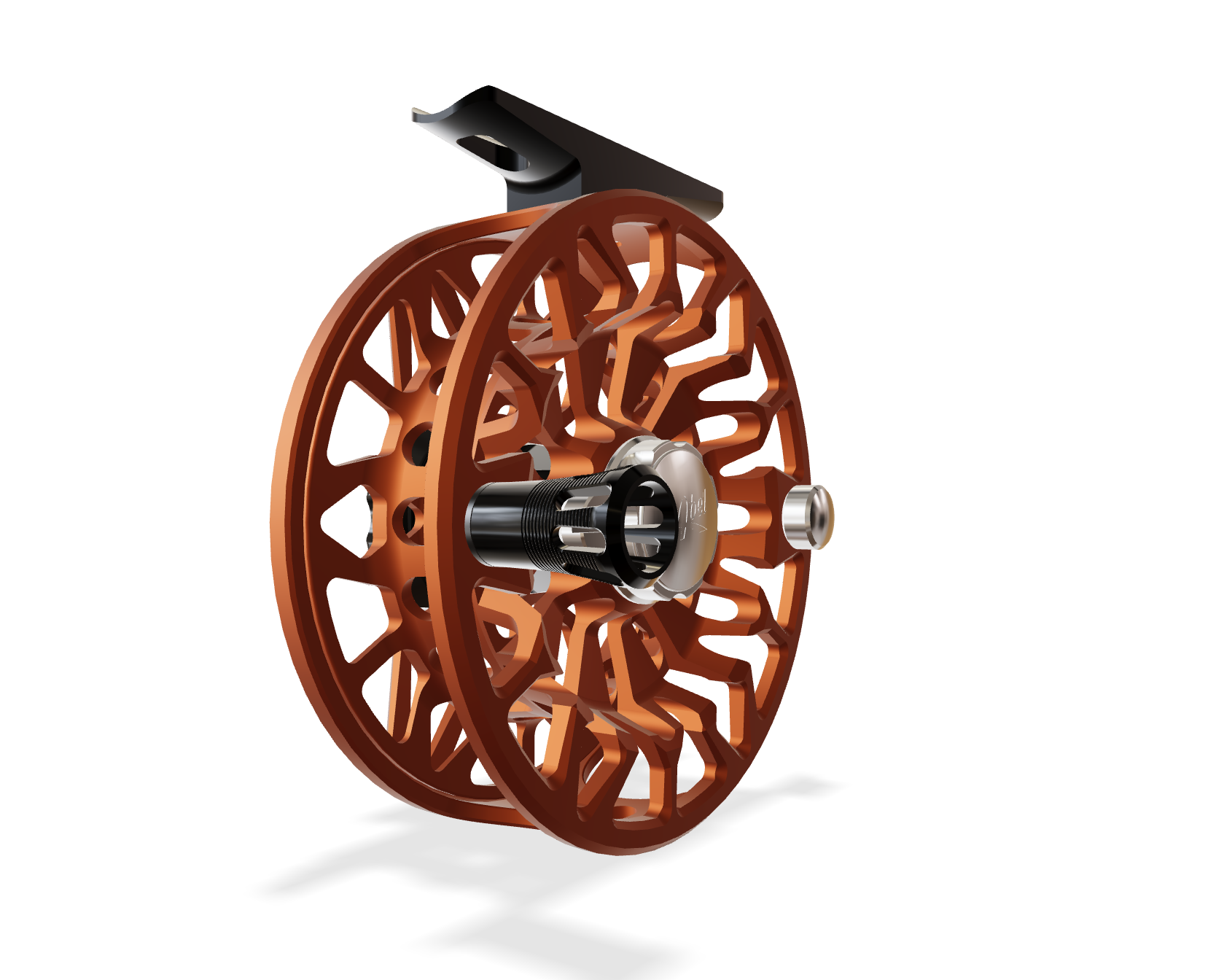 Abel SDF Ported 4/5 Reel Satin Bronze Black