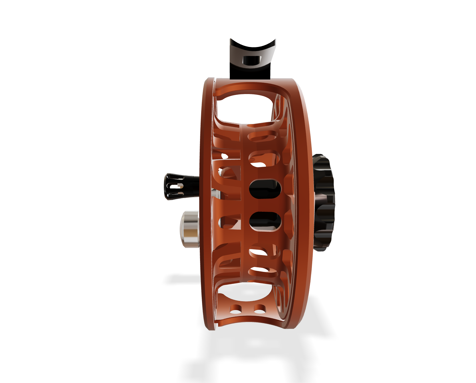 Abel SDF Ported 4/5 Reel Satin Bronze Black