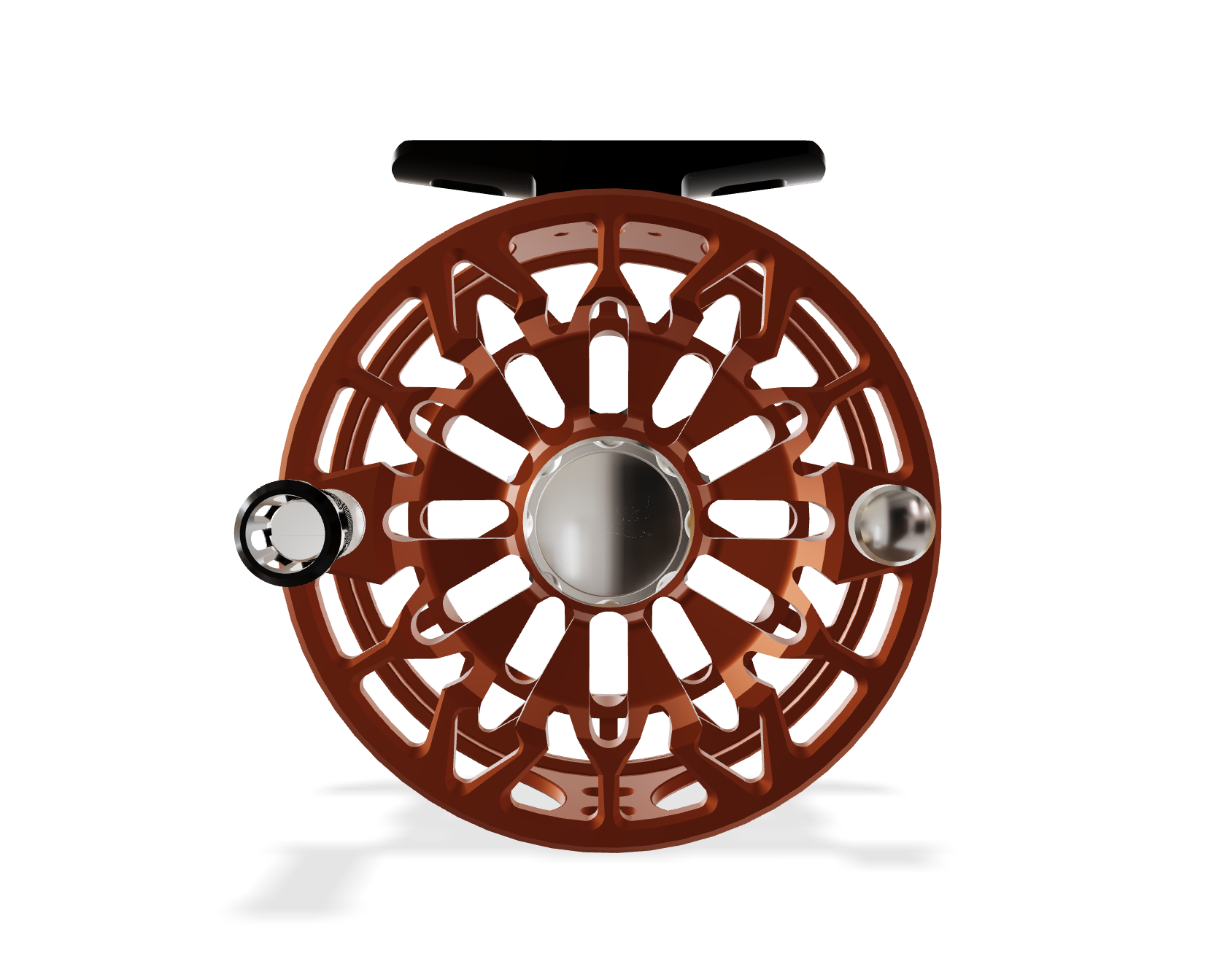 Abel SDF Ported 4/5 Reel Satin Bronze Black
