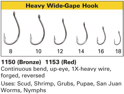 Daiichi 1150 Heavy Wire Wide Gape Hooks