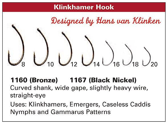 Daiichi 1160 Klinkhamer Hooks Bronze