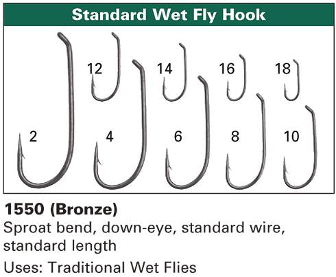 Daiichi 1550 Wet Fly Hooks - Iron Bow Fly Shop