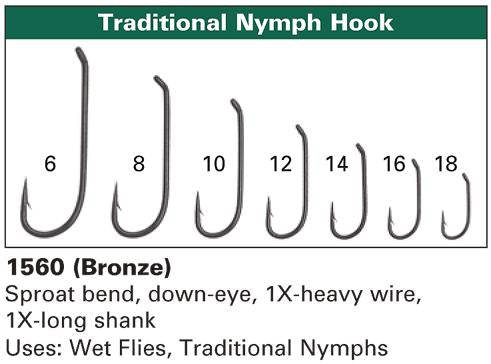 Daiichi 1560 Traditional Nymph Hooks