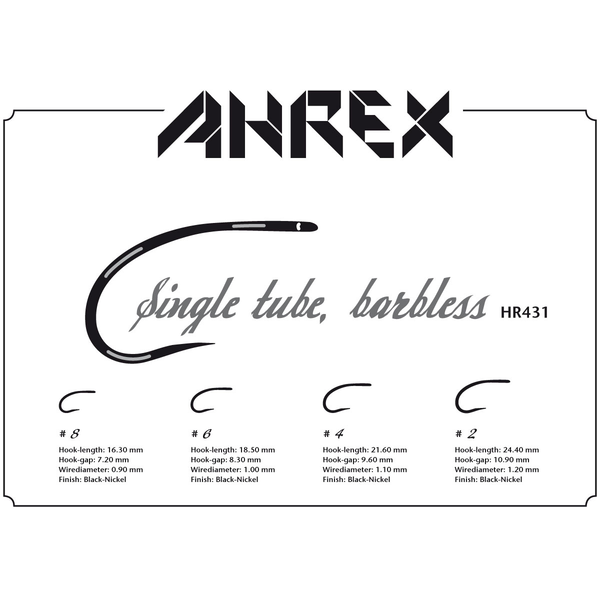 Ahrex HR431 Home Run Tube Single Barbless