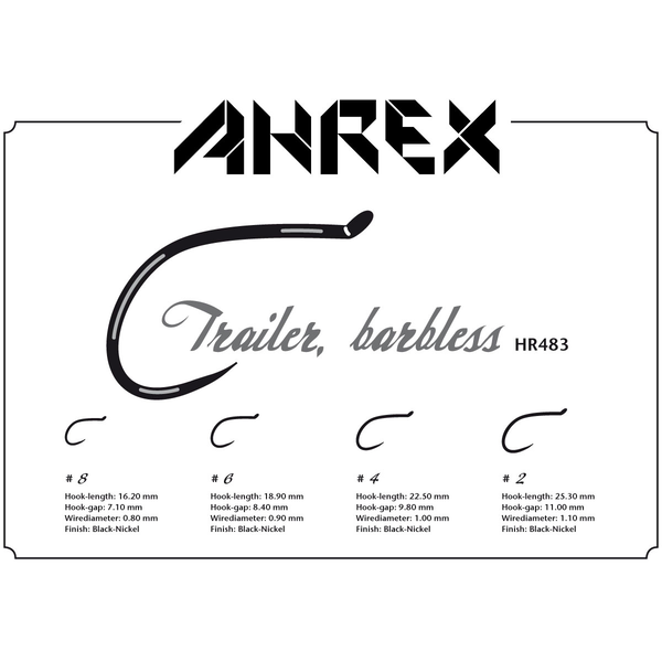 Ahrex HR483 Home Run Trailer Hook Barbless