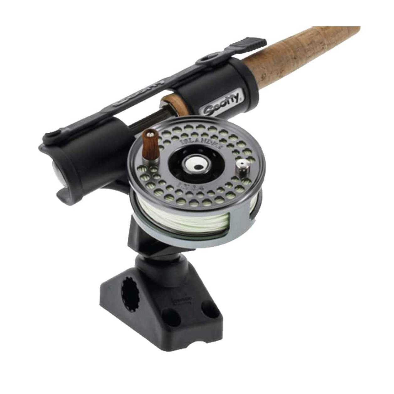 Scotty Fly Rod Holder, Side/Deck Mount - Iron Bow Fly Shop