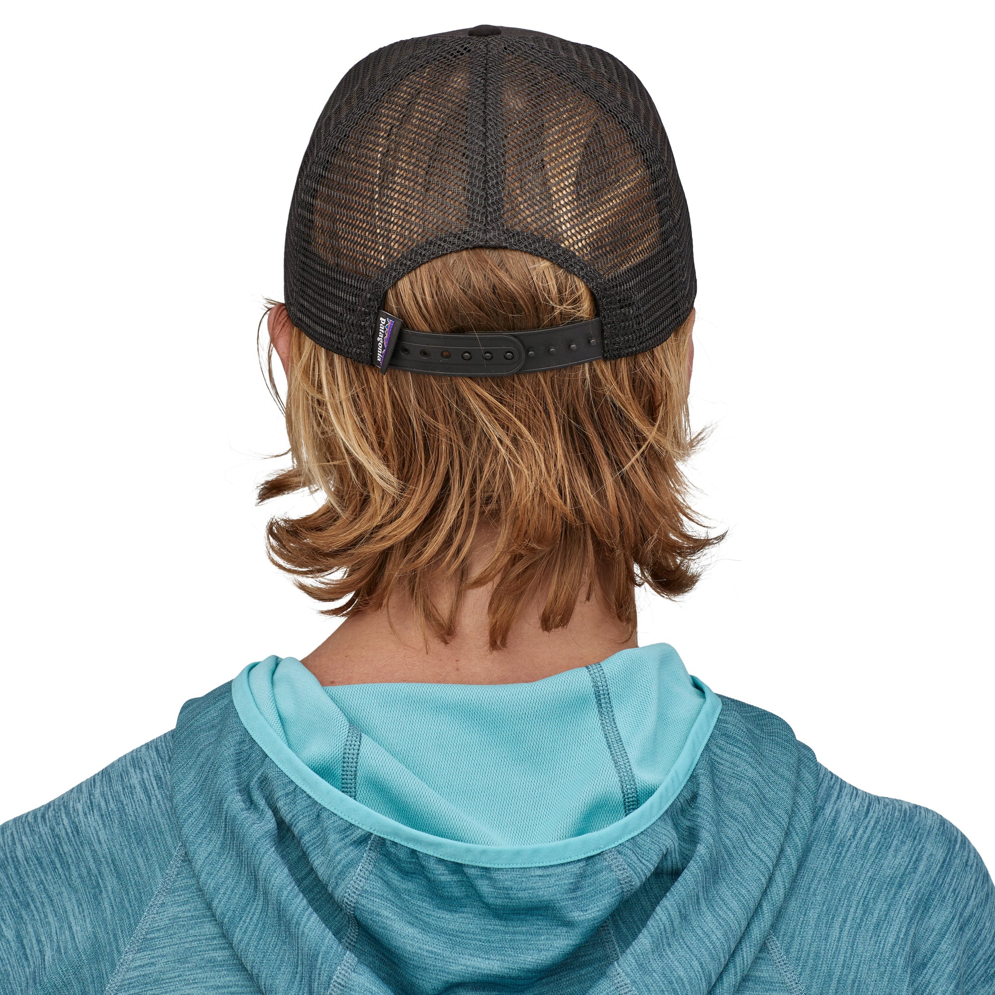 Patagonia Fitz Roy Trout Trucker Hat - Black - Iron Bow Fly Shop