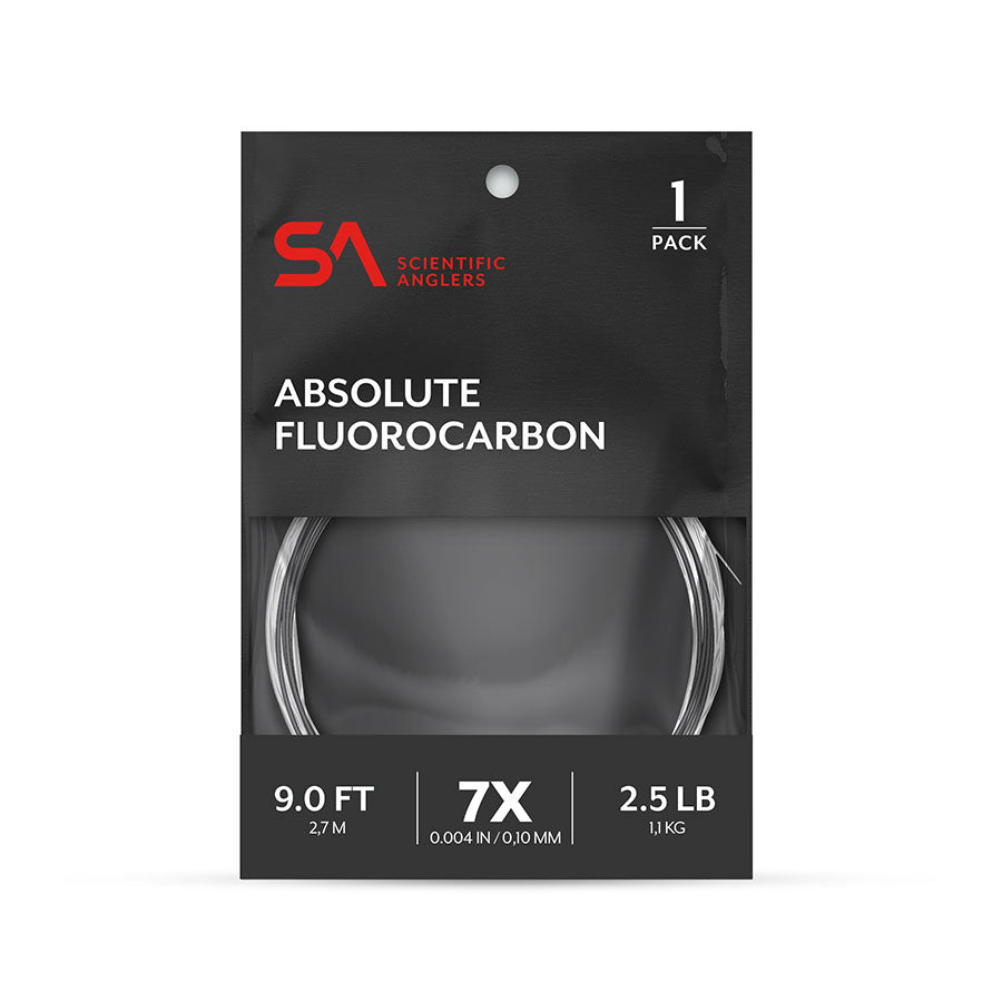 SA Absolute Fluorocarbon Leader - Iron Bow Fly Shop