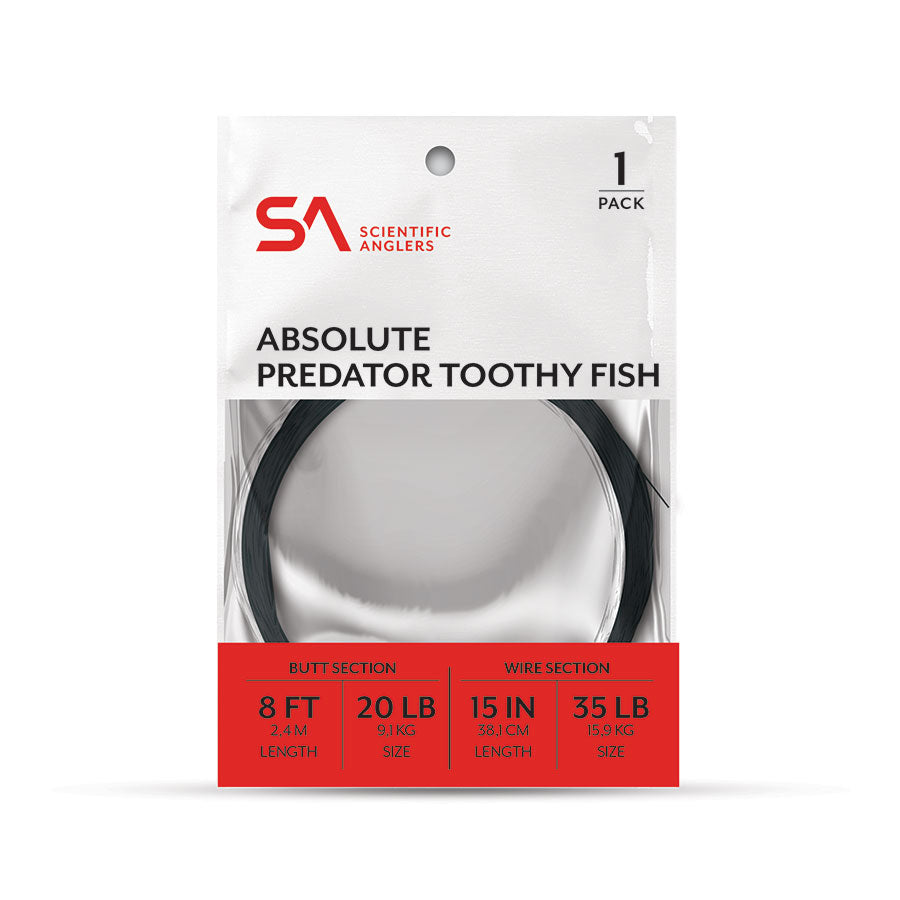 SA Absolute Predator Toothy Fish Leader - Iron Bow Fly Shop