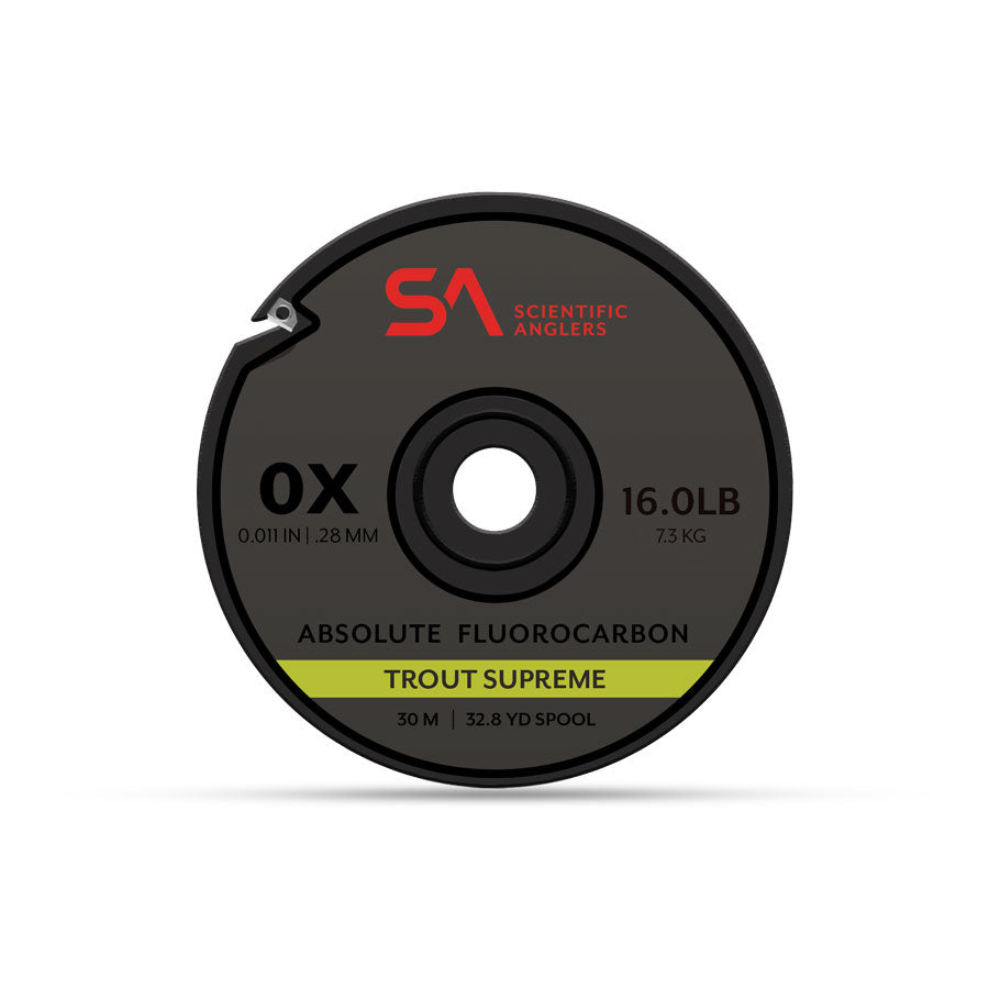 SA Absolute Fluorocarbon Trout Supreme Tippet - Iron Bow Fly Shop