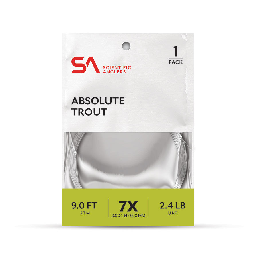 SA Absolute Trout Leader 1-Pack