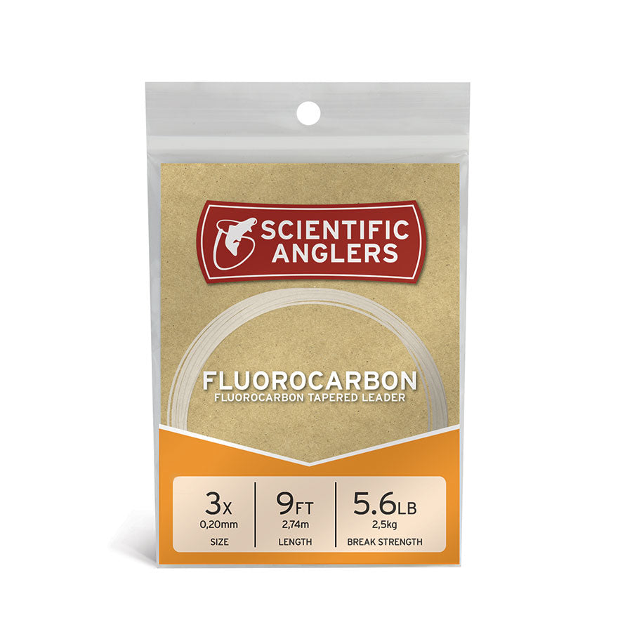 SA Fluorocarbon Leader, 9.0', Single Pack