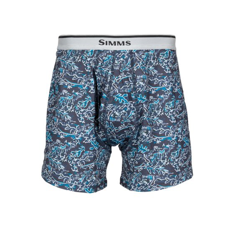 Simms M's Boxer Fish Grass