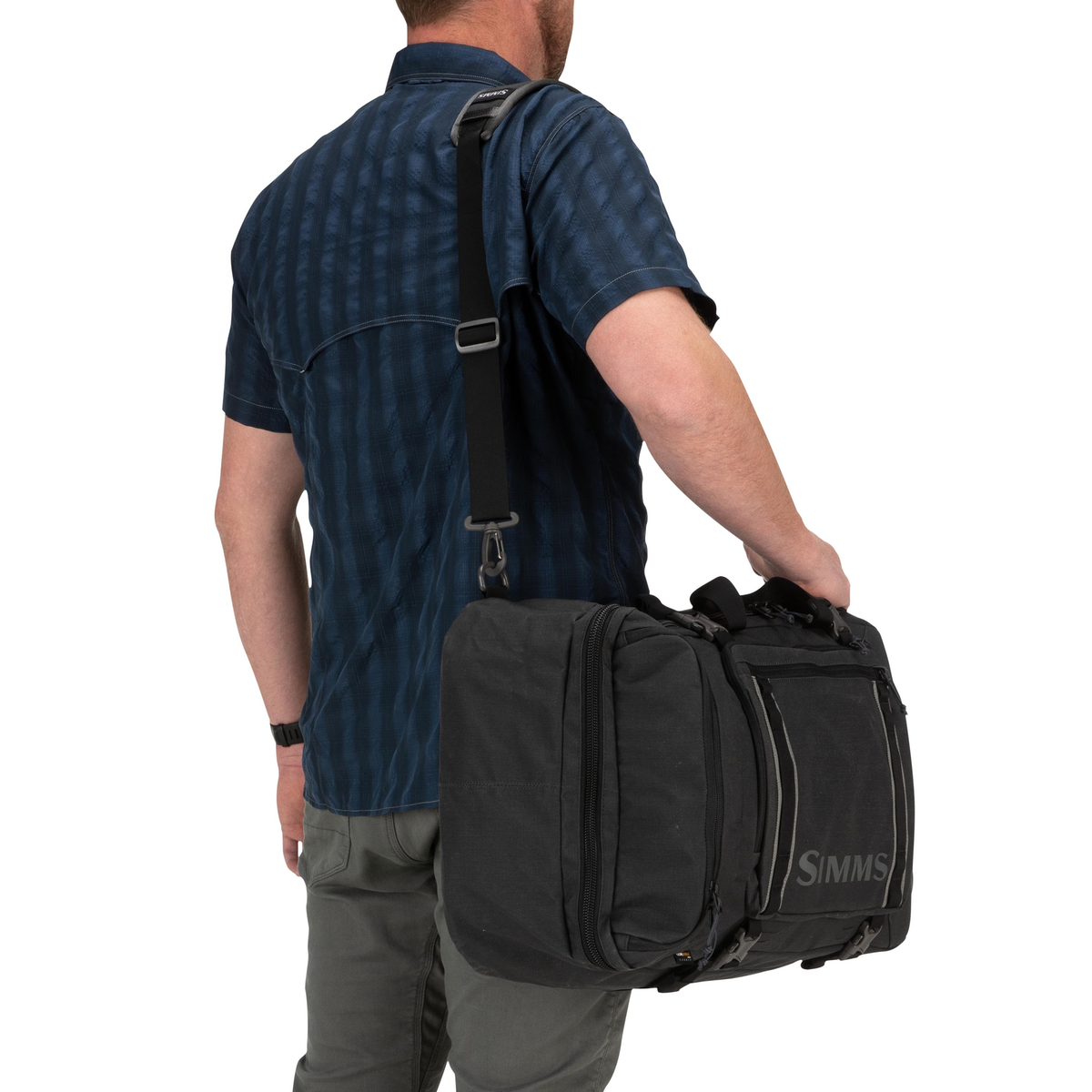 Travel Bag Simms GTS Tri Carry Duffel Carbon