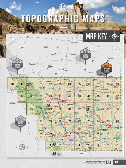 Backroad Mapbook Southern Alberta